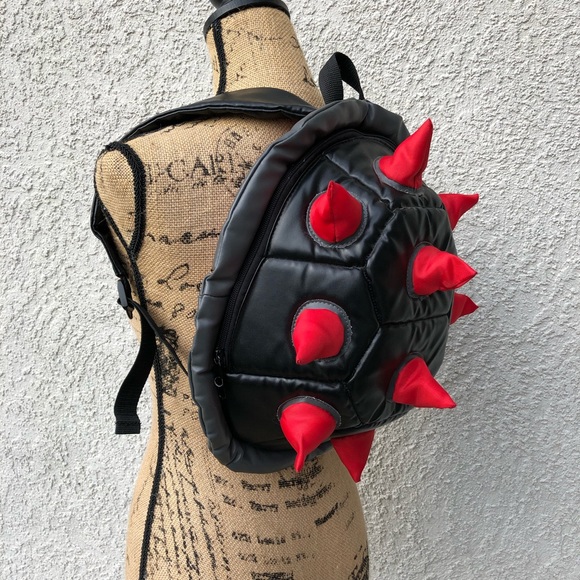 spiked koopa shell backpack